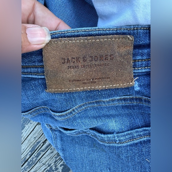 Jack & Jones Blue Slim Fit Jeans - Picture 13 of 16